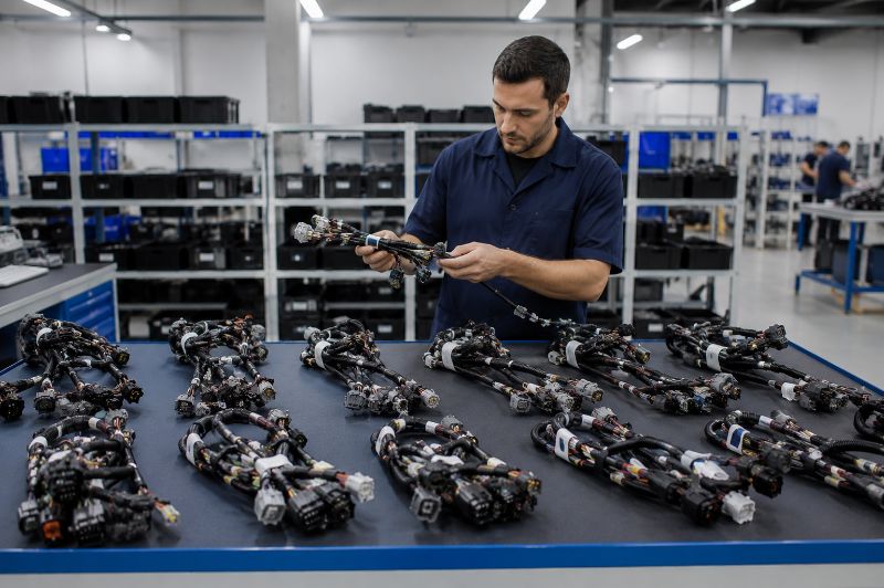 rastreabilidade e identificação de chicotes elétricos